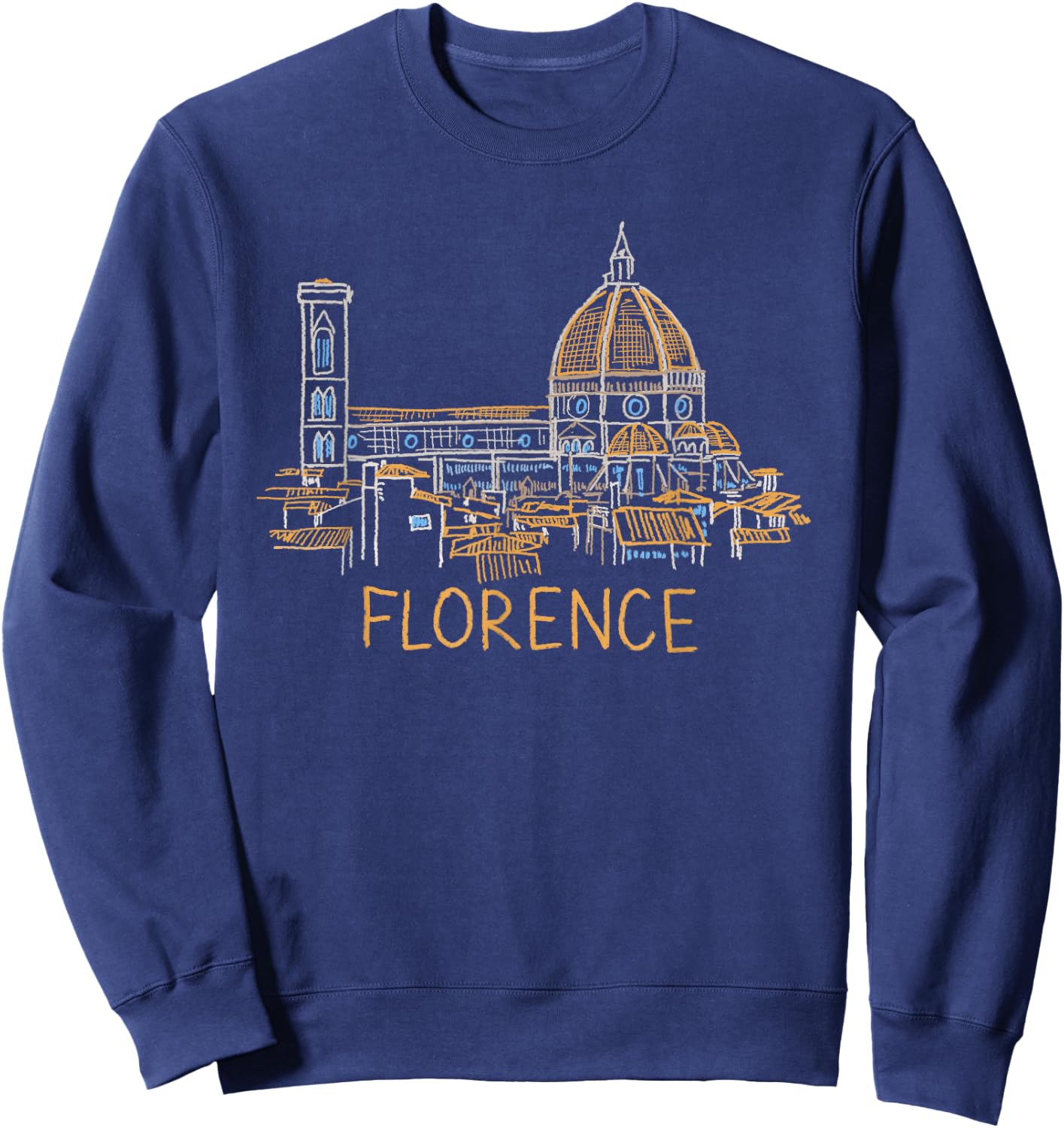 Florence Italy Art Gift Men Women Sweatshirt - Sweatshirt | Navy