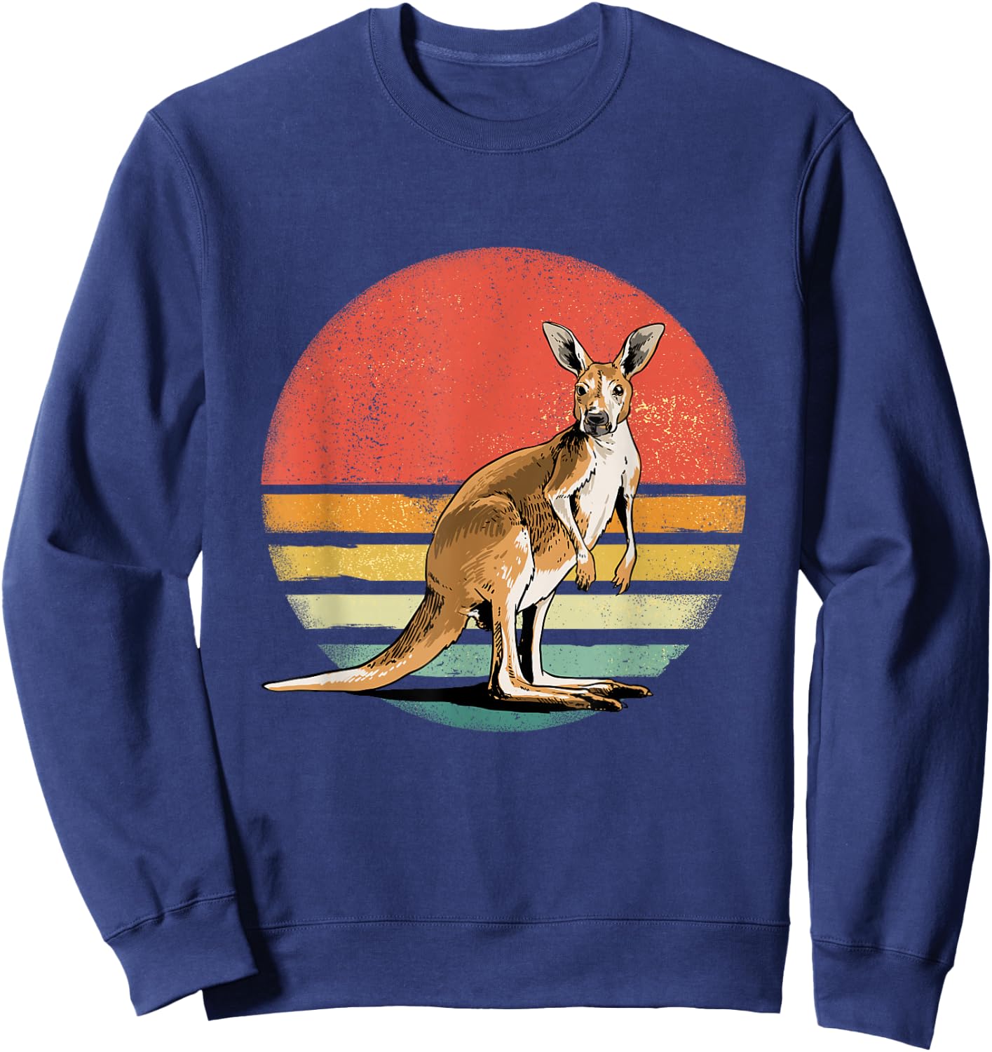 Retro Vintage Kangaroo Shirt For Kangaroo Lovers Sweatshirt - Sweatshirt | Navy