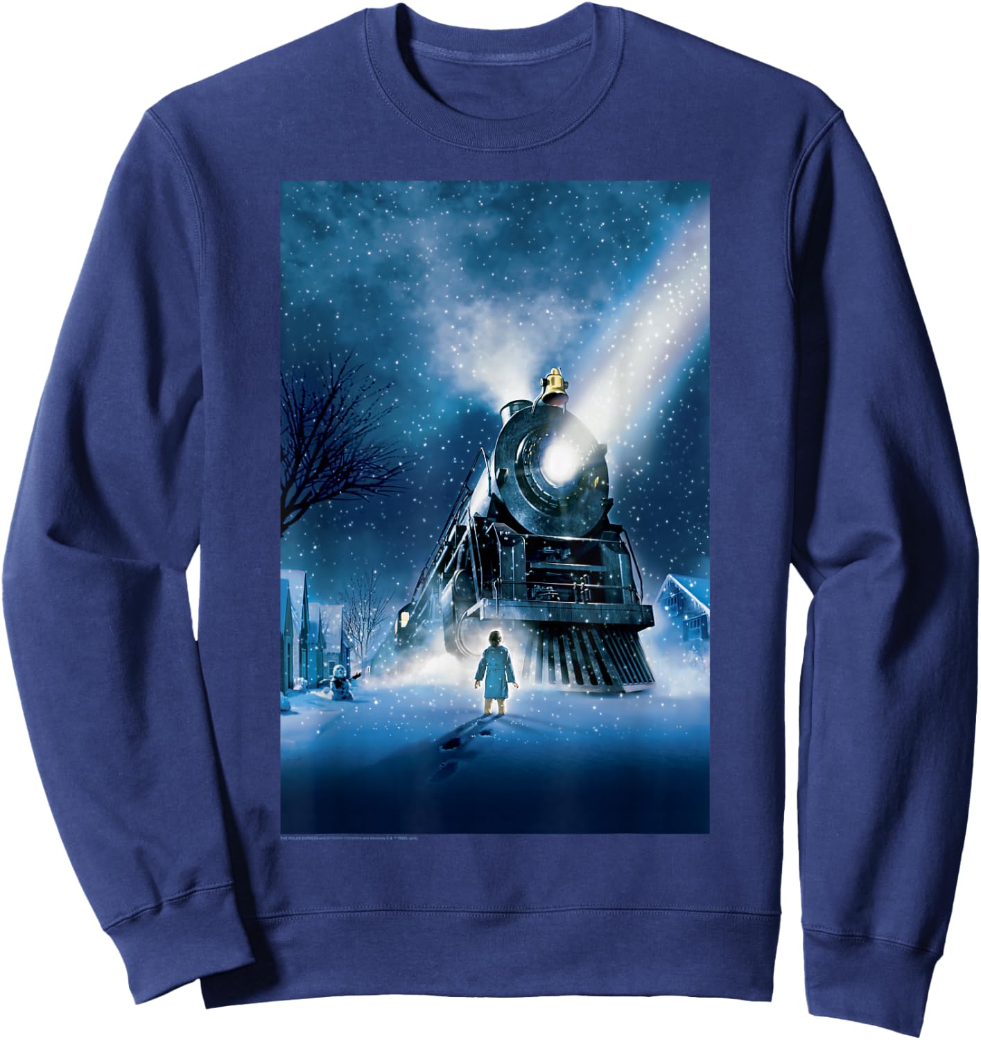 The Polar Express Poster Sweatshirt - Sweatshirt | Navy