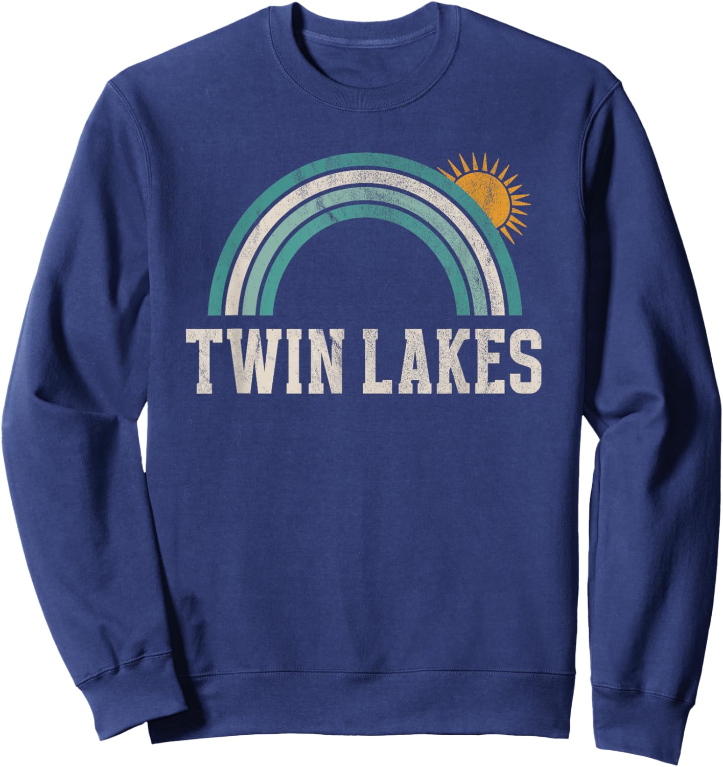 Twin Lakes Idaho Outdoors Vintage Sweatshirt - Sweatshirt | Navy