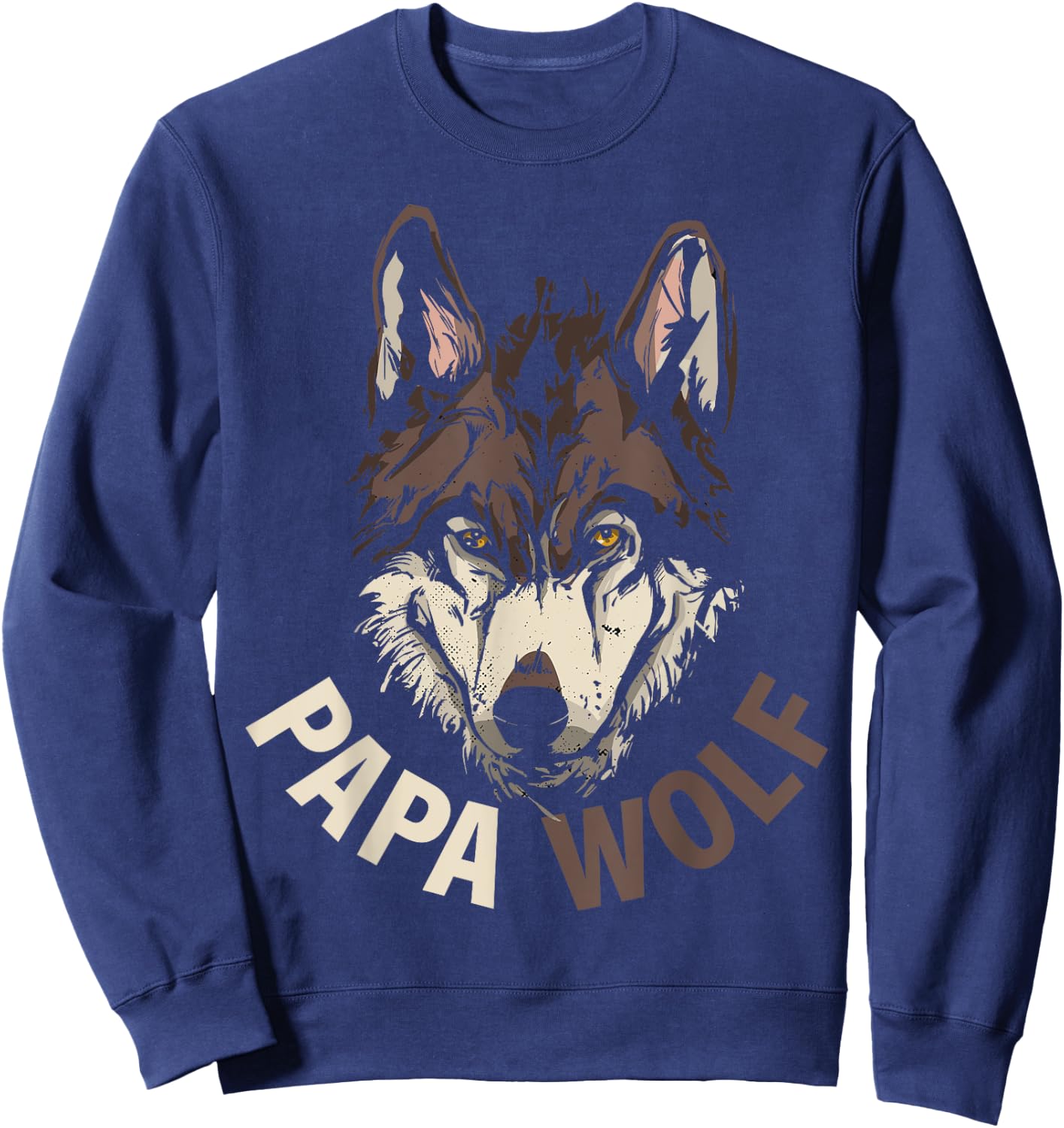 Papa Wolf Sweatshirt - Sweatshirt | Navy