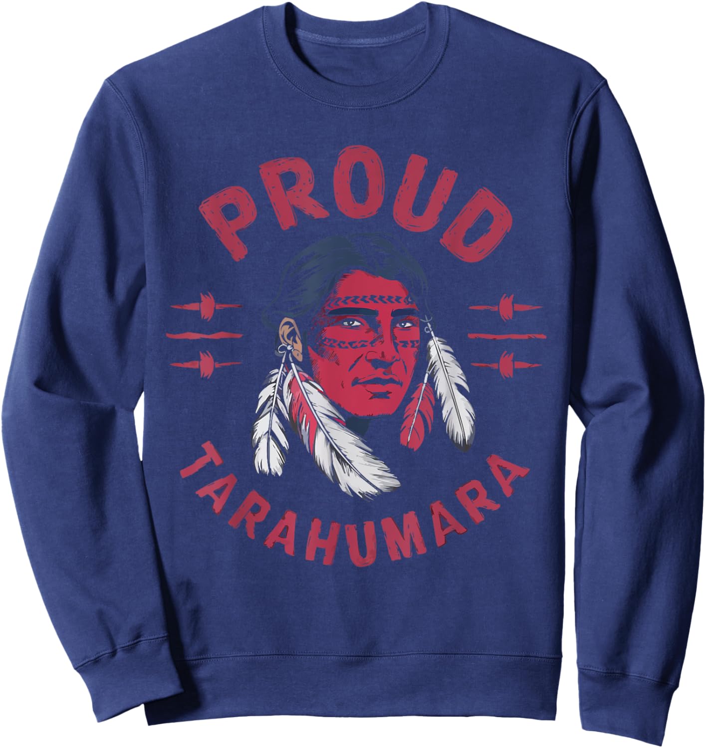 Indigenous People Mexico Native American Tarahumara Tribe Sweatshirt - Sweatshirt | Navy