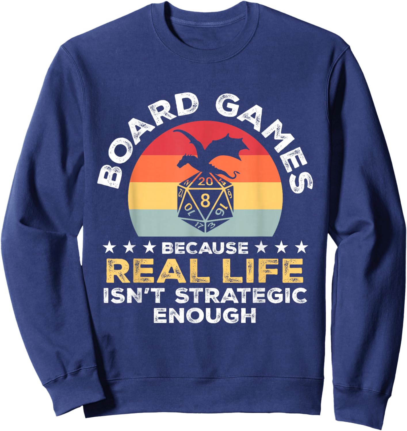 Tabletop Games Board Game Collectors Fantasy Board Games Sweatshirt - Sweatshirt | Navy