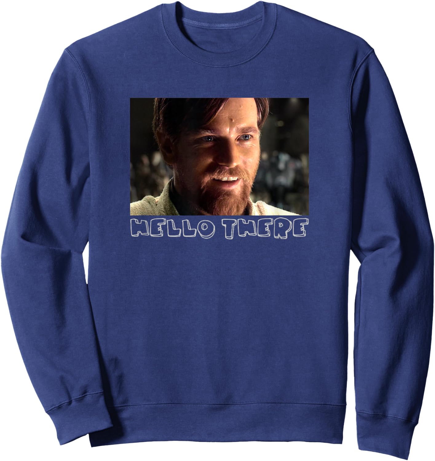 Star Wars Obi-Wan Kenobi Movie Picture Hello There Sweatshirt - Sweatshirt | Navy
