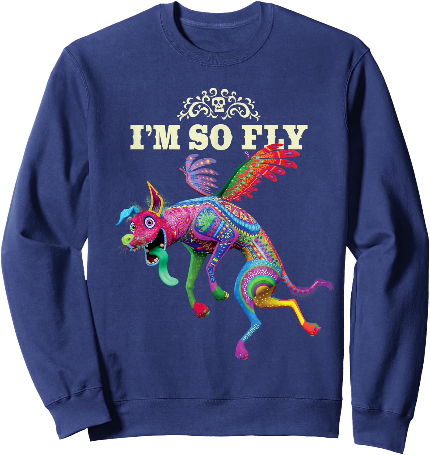 Disney Pixar Coco Dante I'm So Fly Sweatshirt - Sweatshirt | Navy