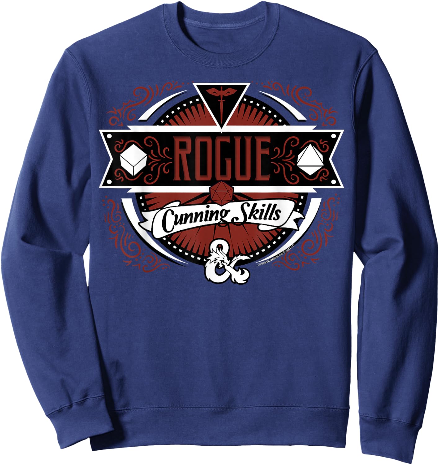 Dungeons & Dragons Rogue Cunning Skills Sweatshirt - Sweatshirt | Navy