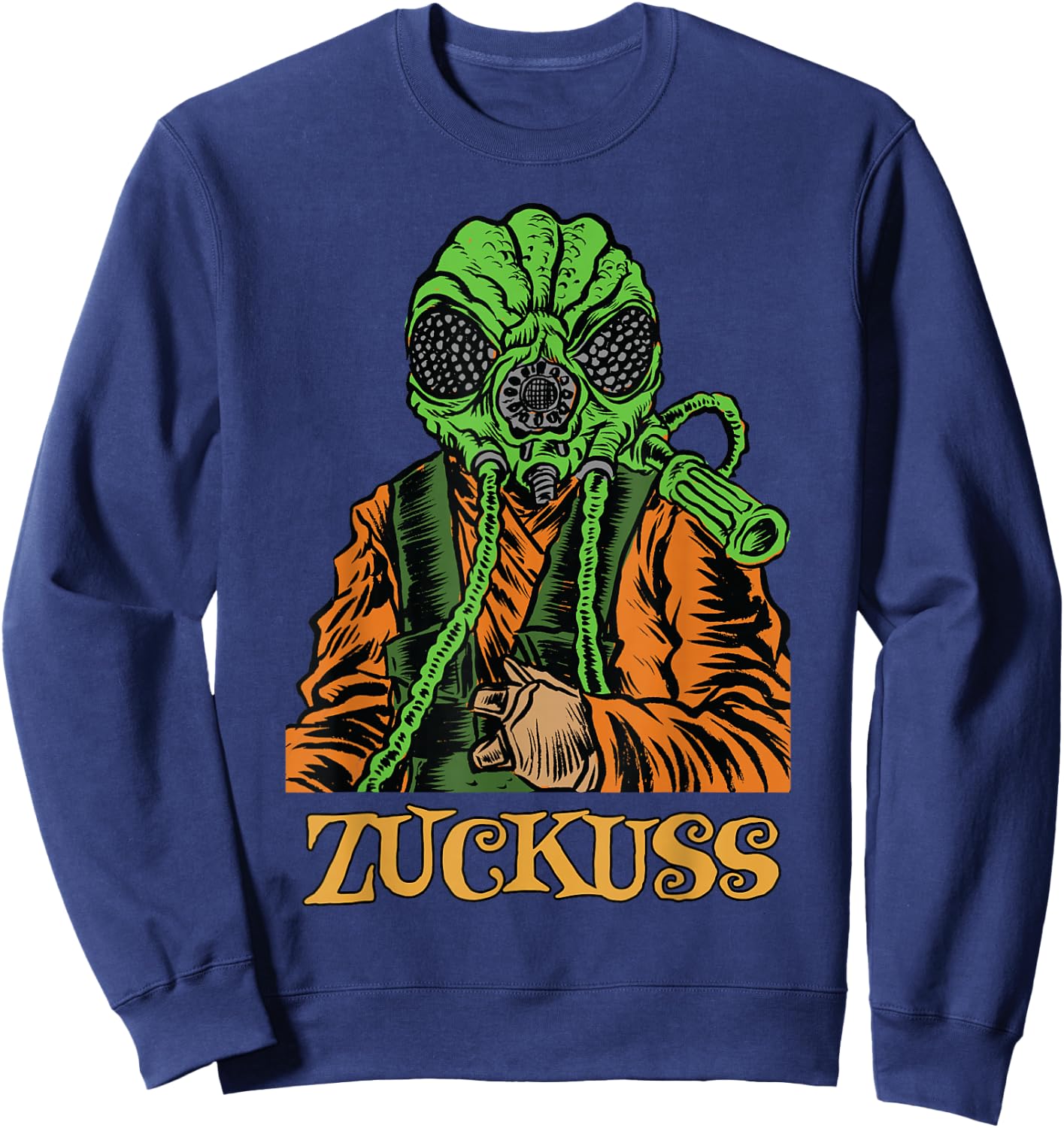 Star Wars Alien Bounty Hunter Zuckuss Comic Book Sweatshirt - Sweatshirt | Navy