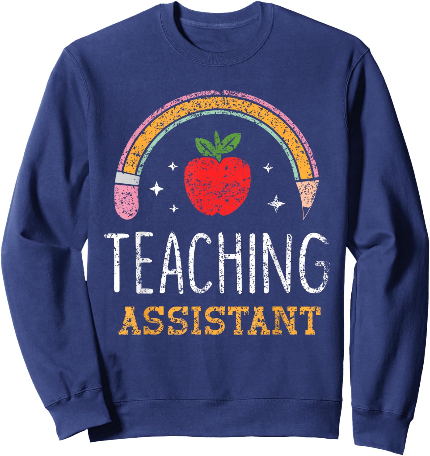 Teaching Assistant Teacher Assisting Teaching Assistant Sweatshirt - Sweatshirt | Navy