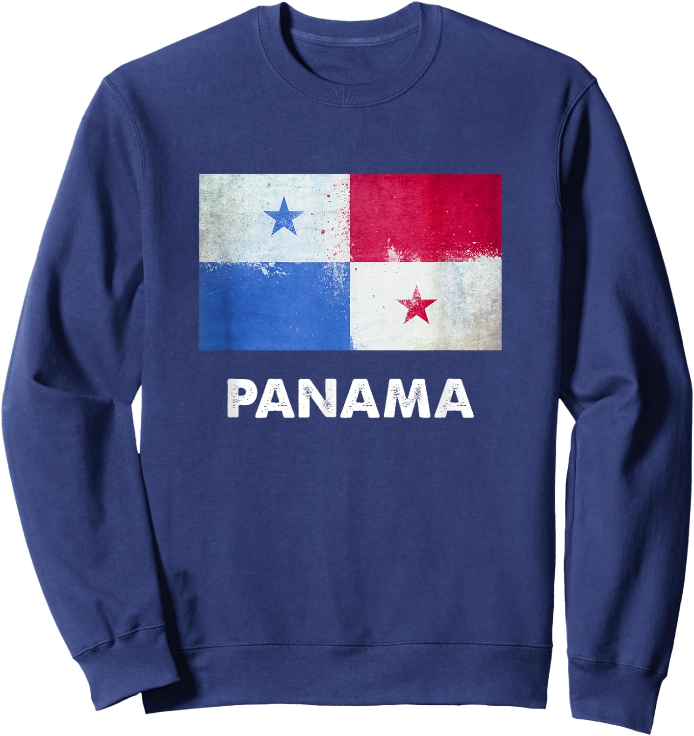 Panama Flag Shirt | Panamanian Sweatshirt - Sweatshirt | Navy