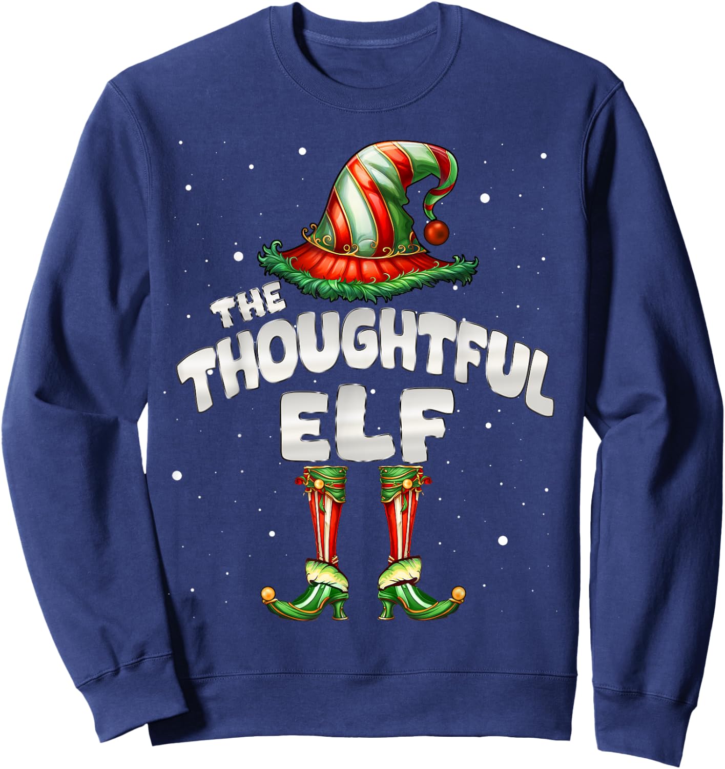I'm The Thoughtful Elf Family Matching Group Christmas Sweatshirt - Sweatshirt | Navy