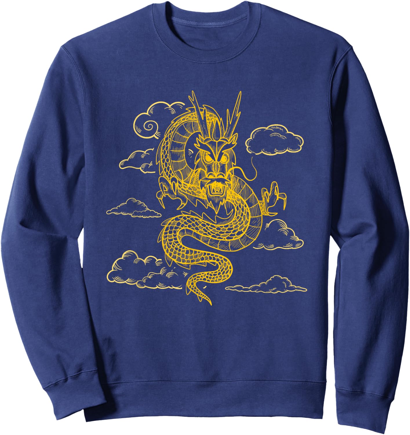 Chinese Dragon Sweatshirt - Sweatshirt | Navy