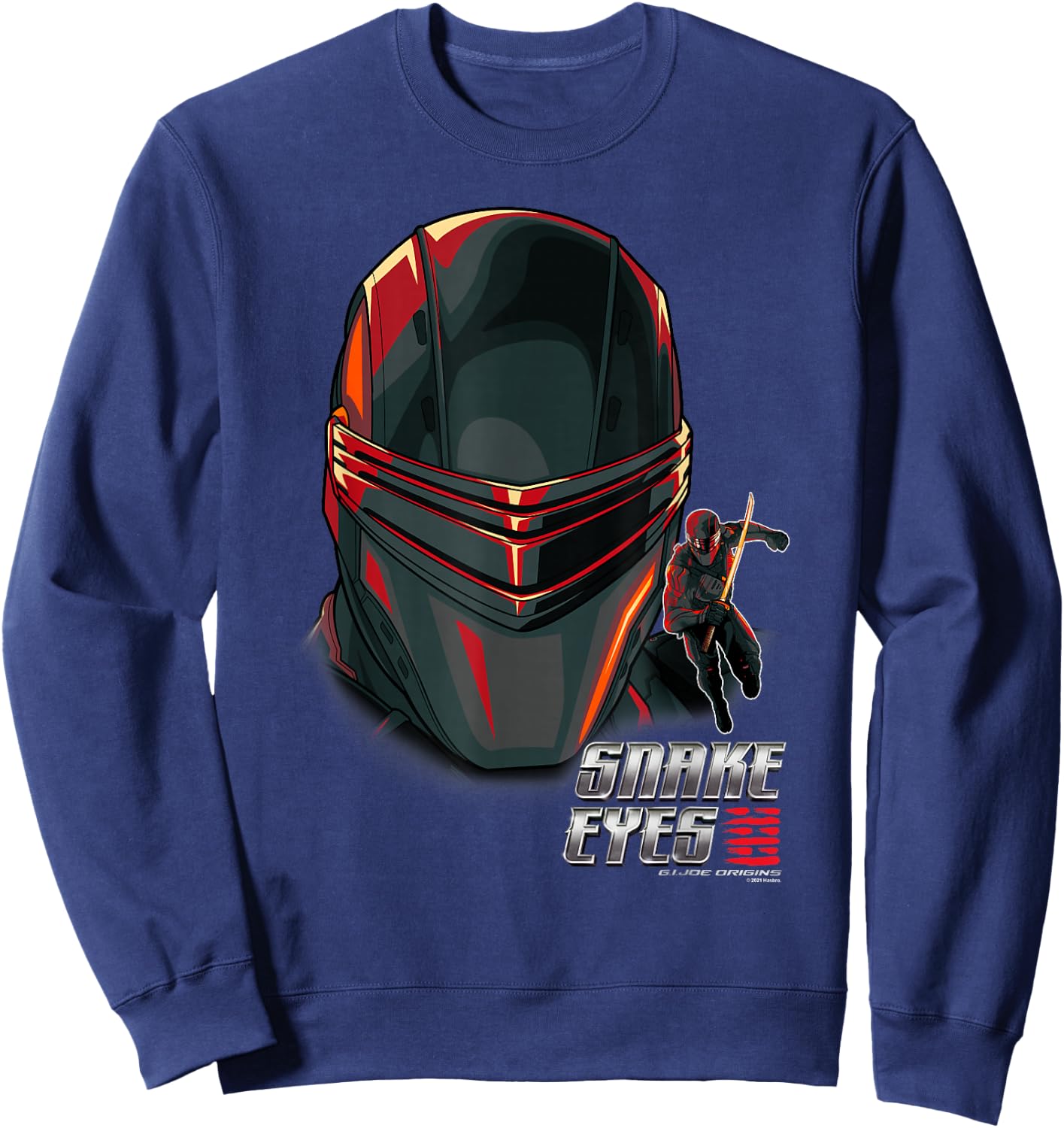 Snake Eyes Big Hero Snake Eyes Sweatshirt - Sweatshirt | Navy