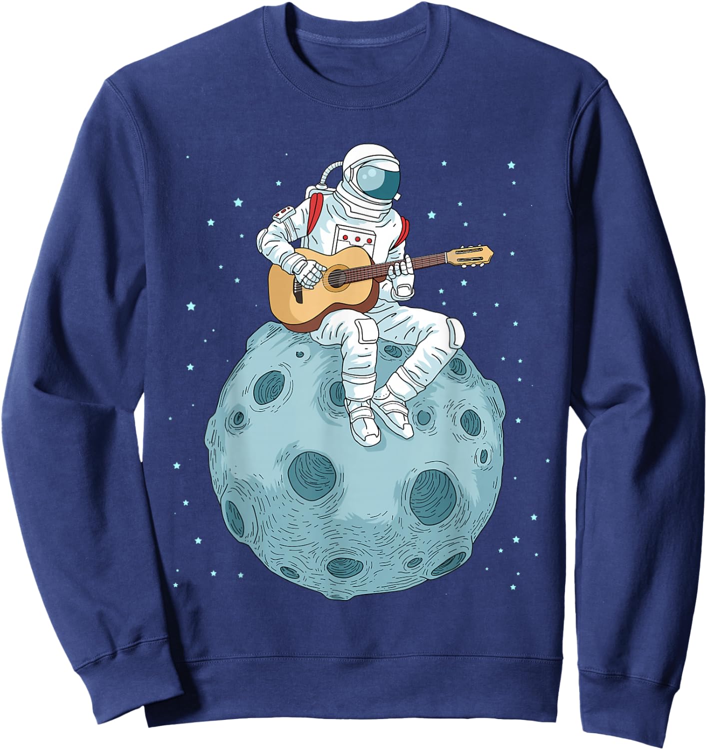 Guitar Kids Music Electric Bass Guitar Gift Guitarist Sweatshirt - Sweatshirt | Navy