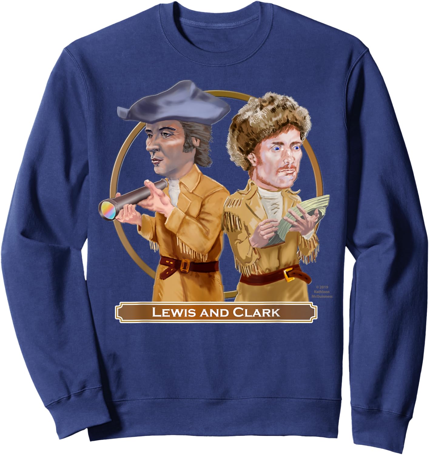 Lewis and Clark, American Explorers Sweatshirt - Sweatshirt | Navy