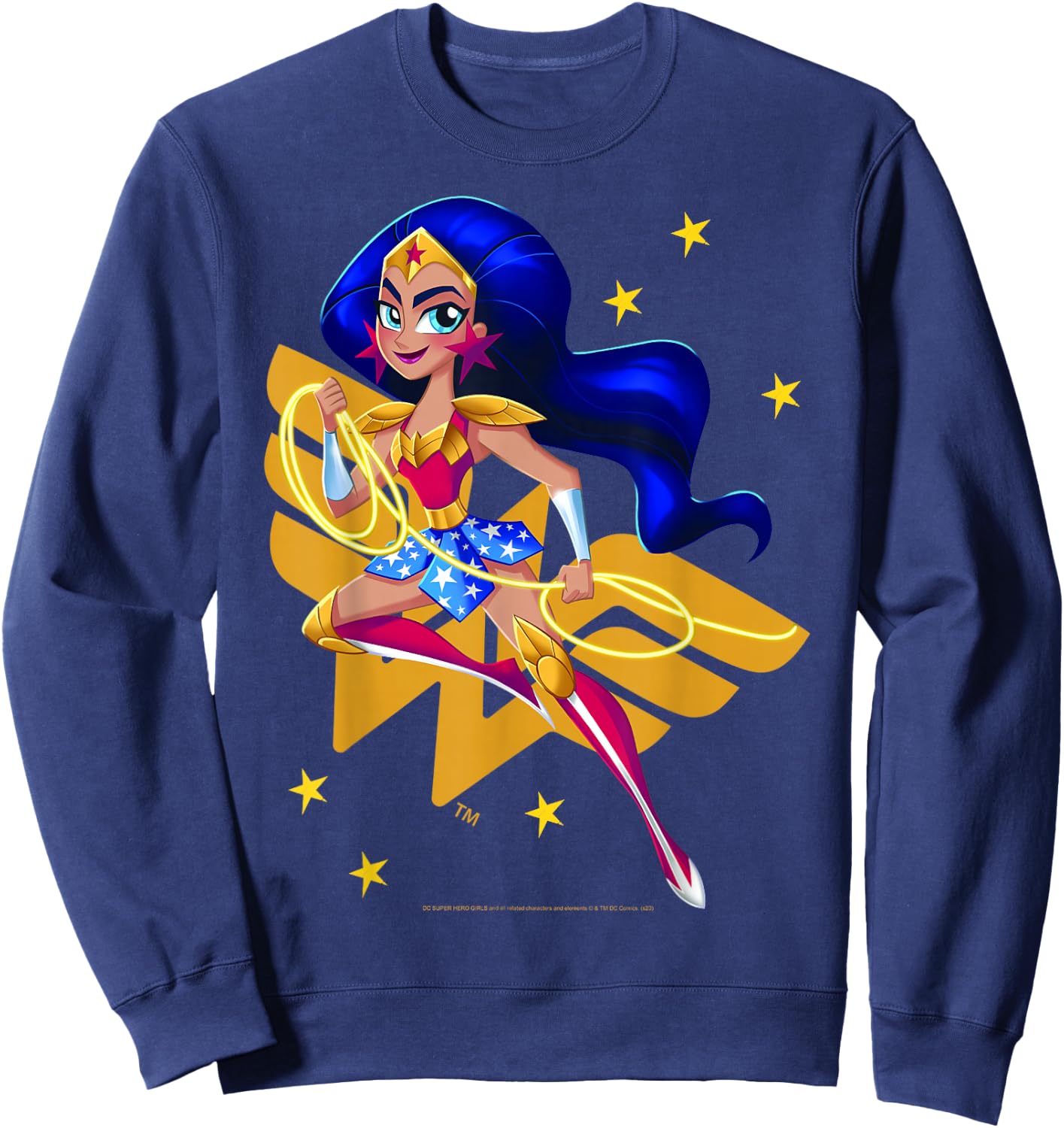DC Comics Super Hero Girls Wonder Woman Sweatshirt - Sweatshirt | Navy