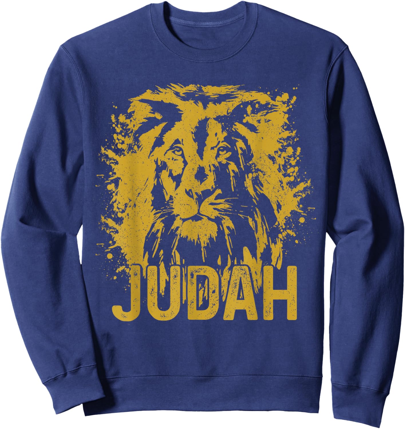 Lion Of Judah Rastafari Ethiopia Africa Reggae Lion Sweatshirt - Sweatshirt | Navy