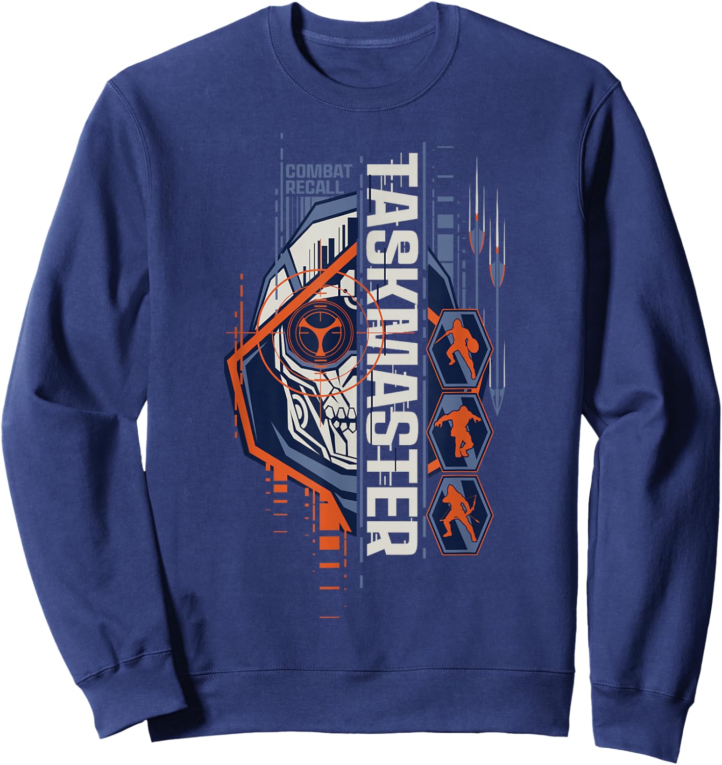 Marvel Black Widow Taskmaster Mask Sweatshirt - Sweatshirt | Navy