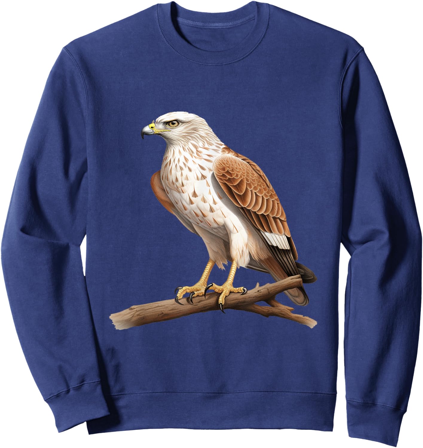 Hawk bird lover illustration Sweatshirt - Sweatshirt | Navy