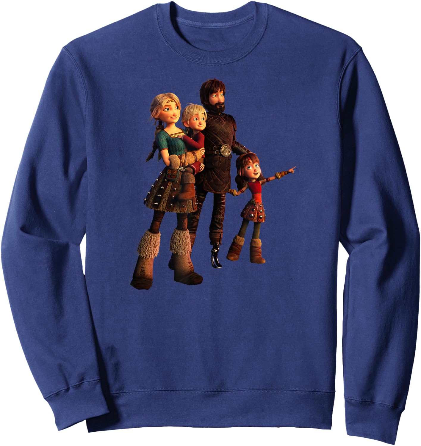 How to Train Your Dragon 3 Hiccups Family Sweatshirt - Sweatshirt | Navy