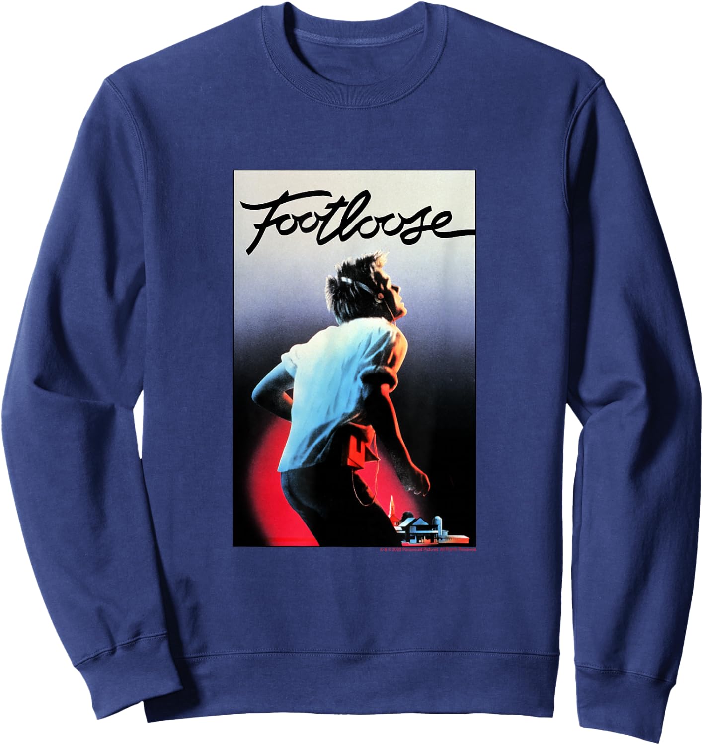 Footloose Poster Art Sweatshirt - Sweatshirt | Navy