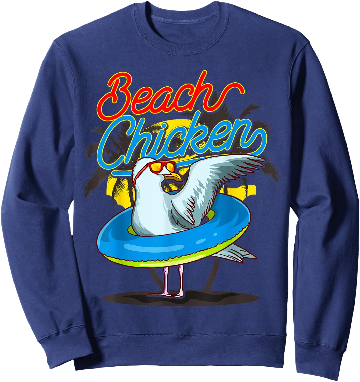 Seagull Beach Chicken Sweatshirt - Sweatshirt | Navy