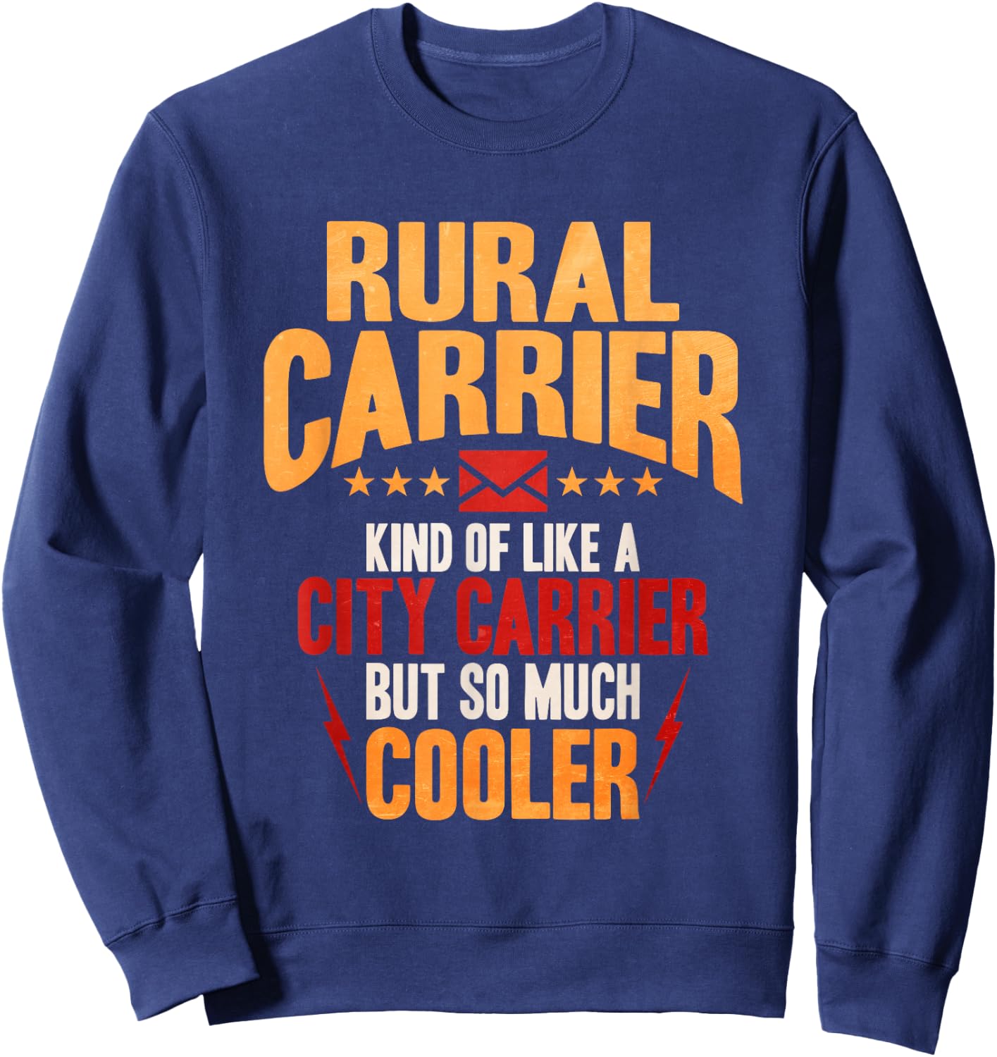 Rural Carrier Shirt Post Office Sweatshirt - Sweatshirt | Navy