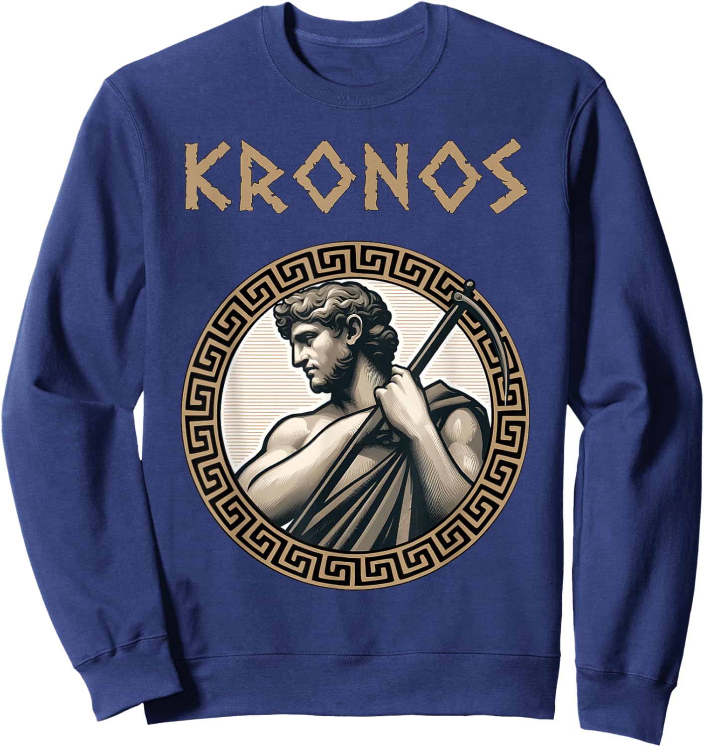 Kronos Ancient Greek Titan Greek Mythology Sweatshirt - Sweatshirt | Navy