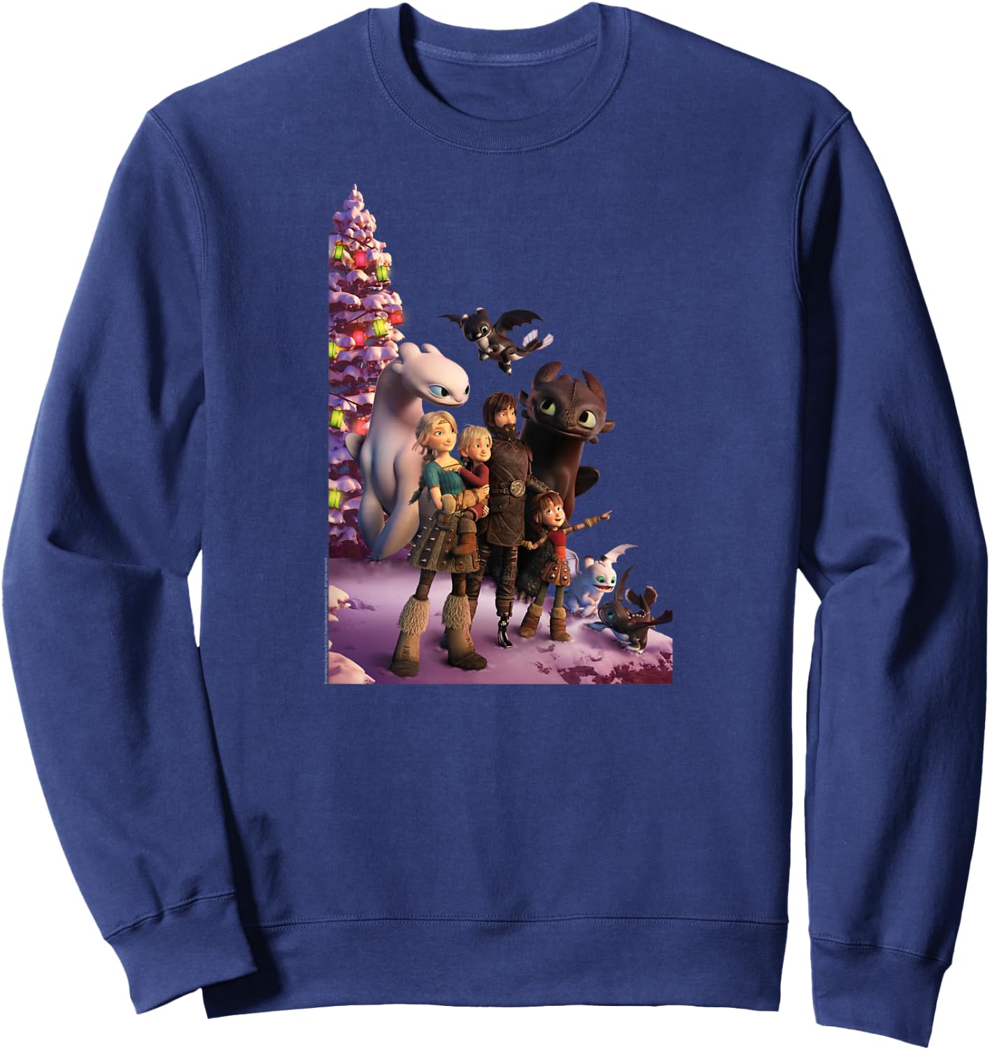 How to Train Your Dragon 3 One Big Family Sweatshirt - Sweatshirt | Navy