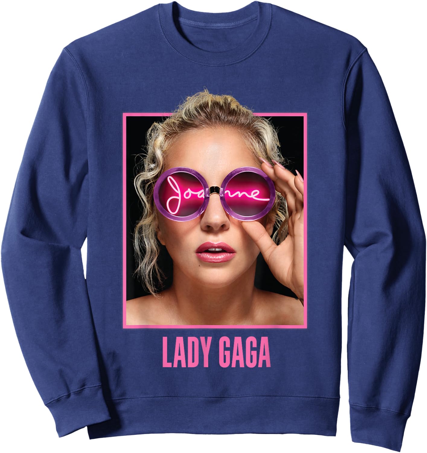 Lady Gaga Joanne Glasses Sweatshirt - Sweatshirt | Navy