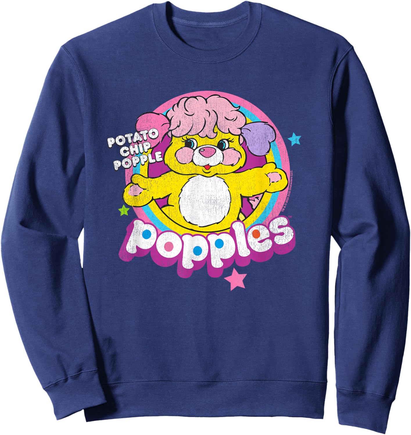 Popples Potato Chip Popple Sweatshirt - Sweatshirt | Navy