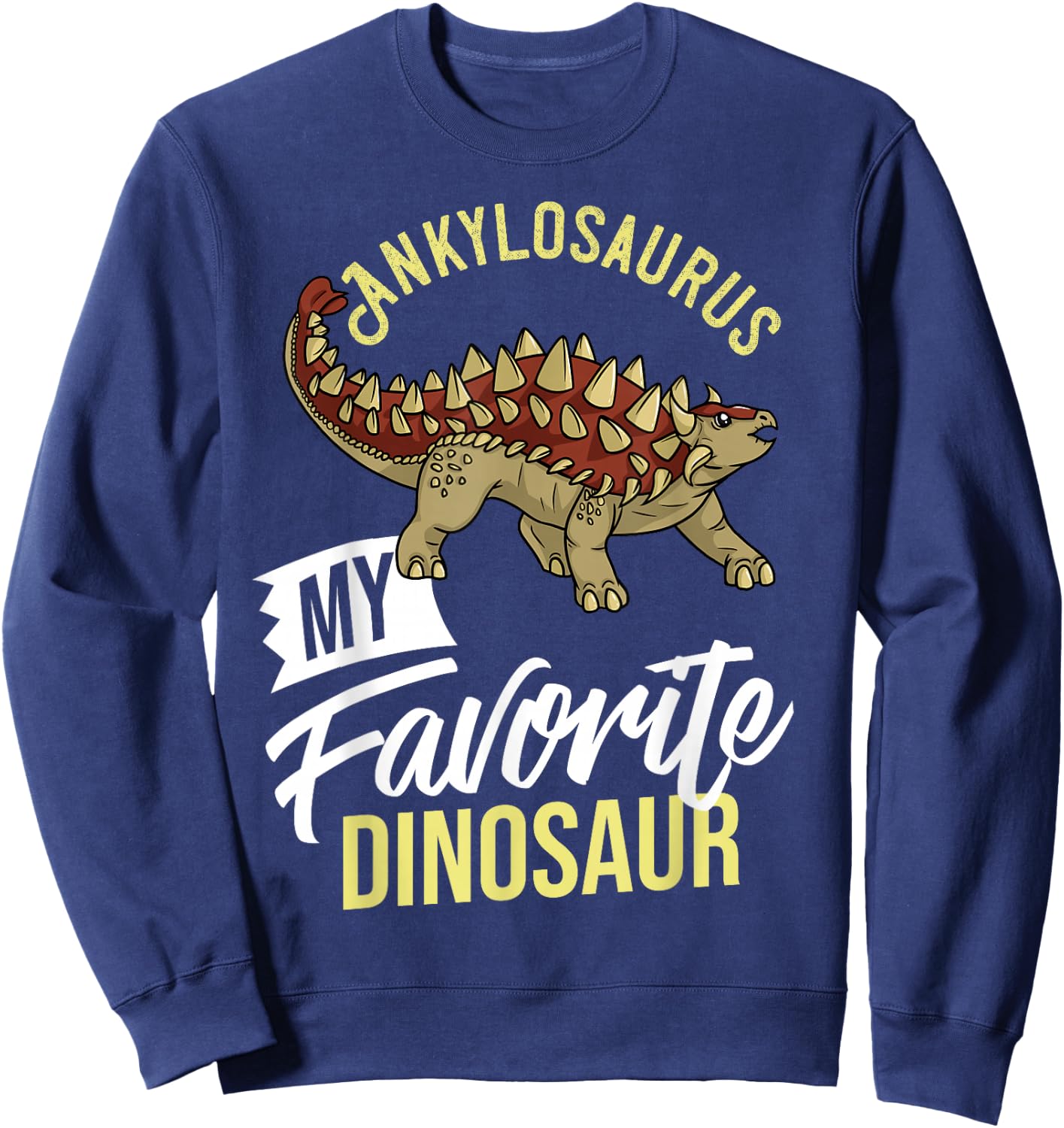 Ankylosaurus Dinosaur Gift Dino Fossil Sweatshirt - Sweatshirt | Navy