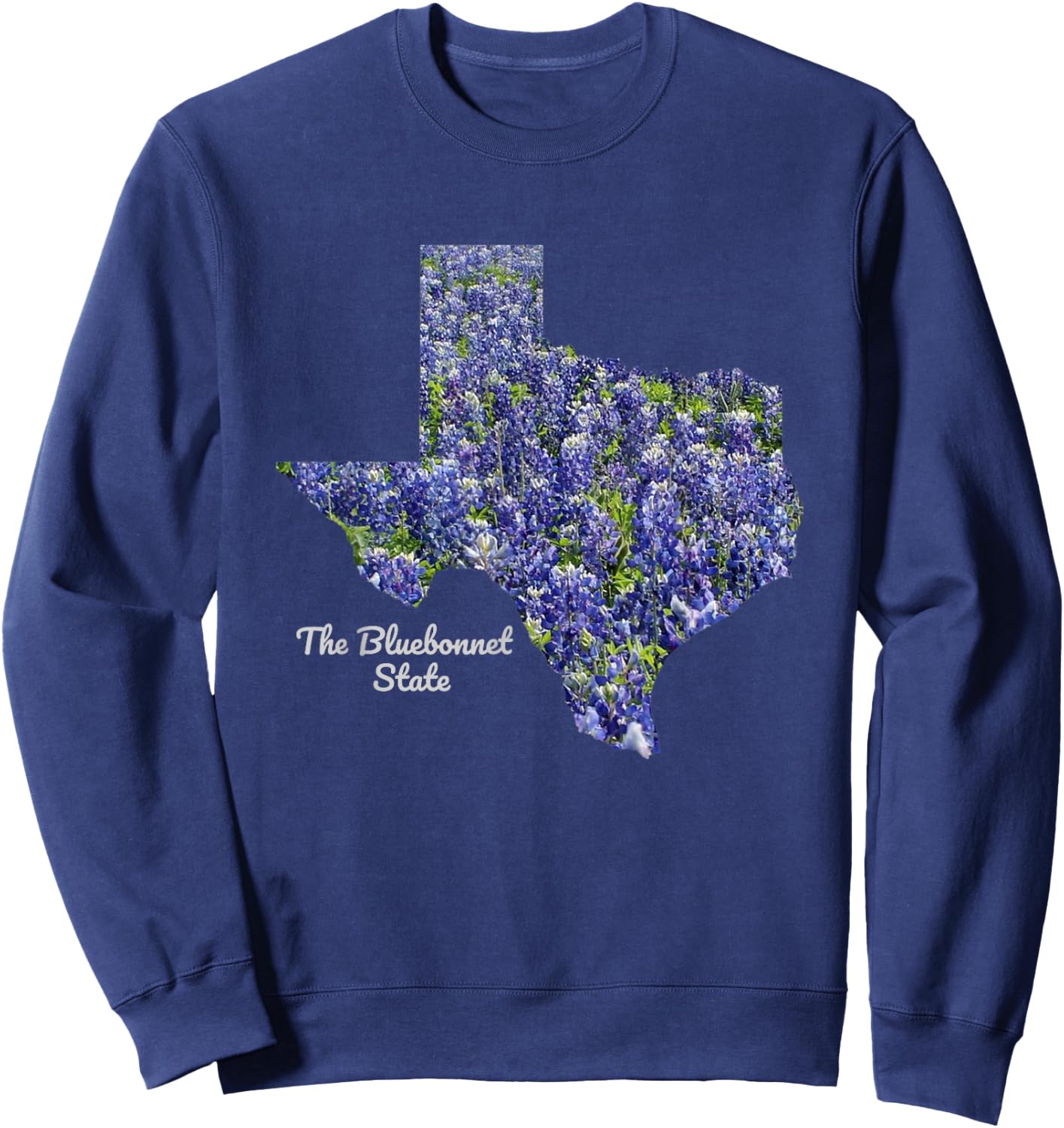 Great State of Texas Bluebonnet Sweatshirt - Sweatshirt | Navy