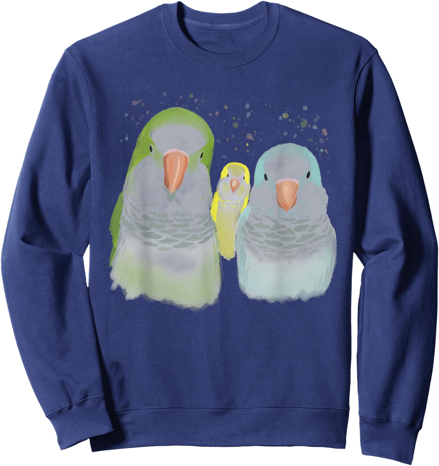 Funny Quaker Parrot Sweatshirt - Sweatshirt | Navy