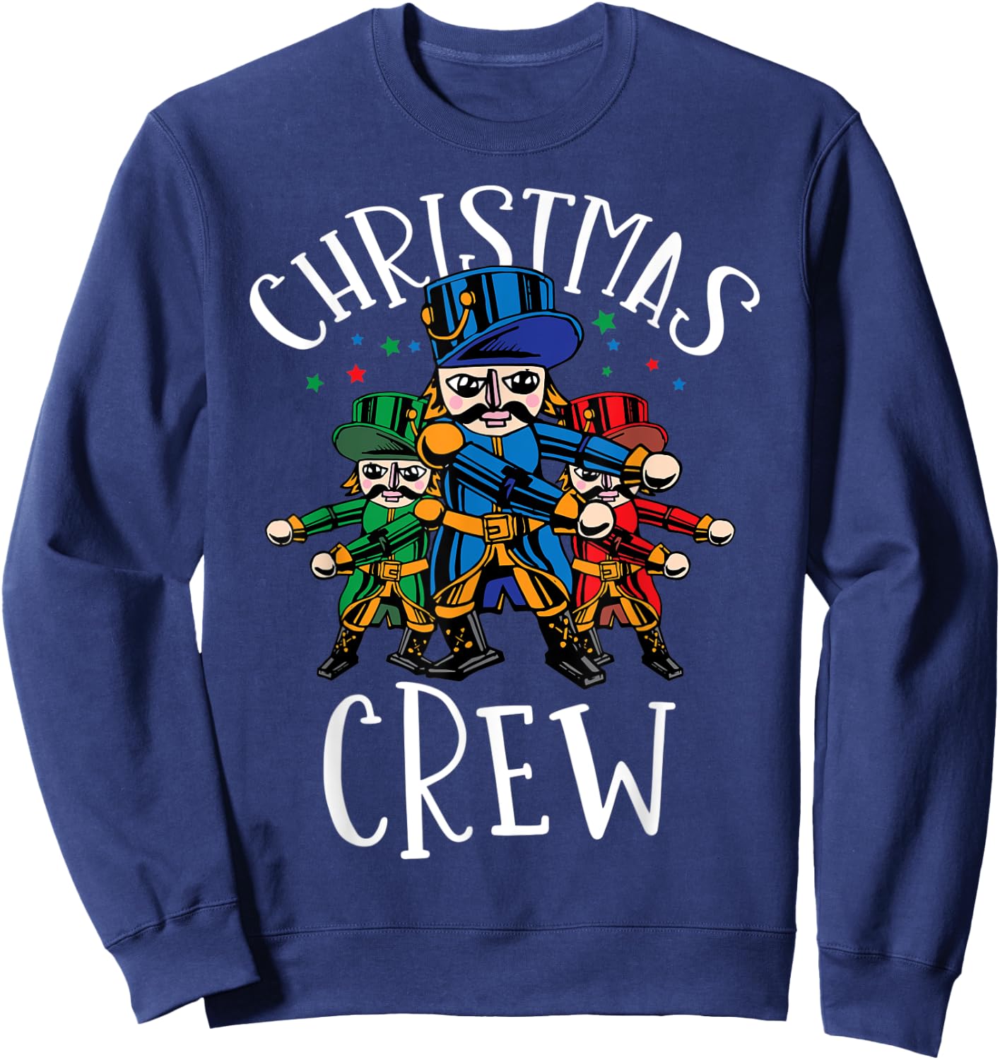 Nutcracker Shirt Christmas Crew Flossing Kids Sweatshirt - Sweatshirt | Navy