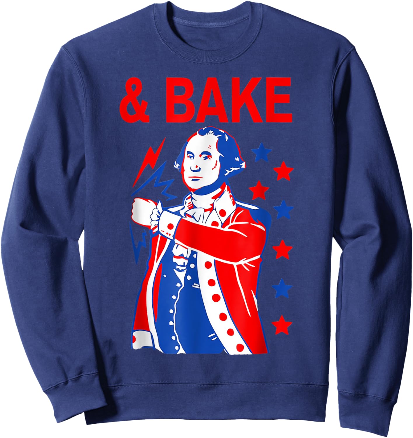 Shake and Bake Matching 4th Of July, Bake Women Kids Men Sweatshirt - Sweatshirt | Navy