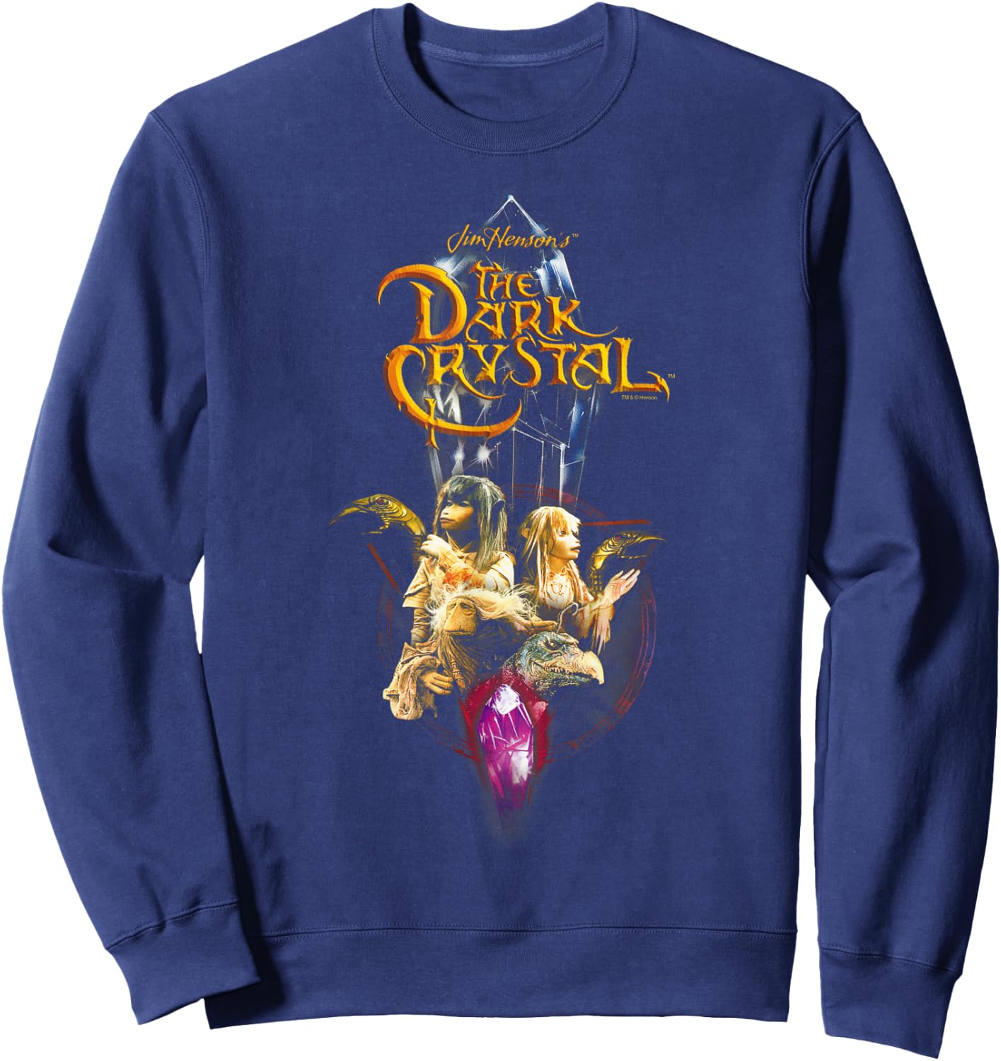 The Dark Crystal Crystal Quest Sweatshirt - Sweatshirt | Navy