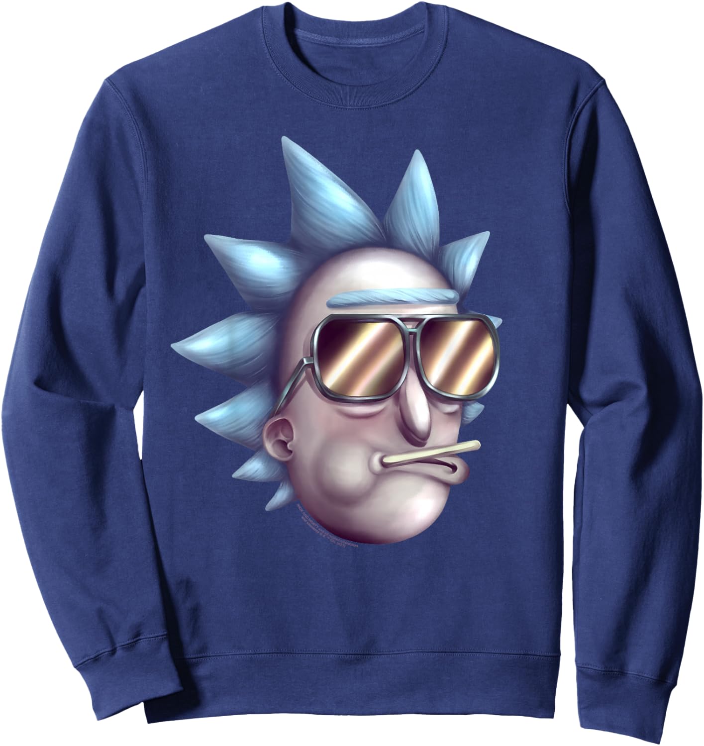 Rick and Morty Cool Rick Alternative Reality Sweatshirt - Sweatshirt | Navy