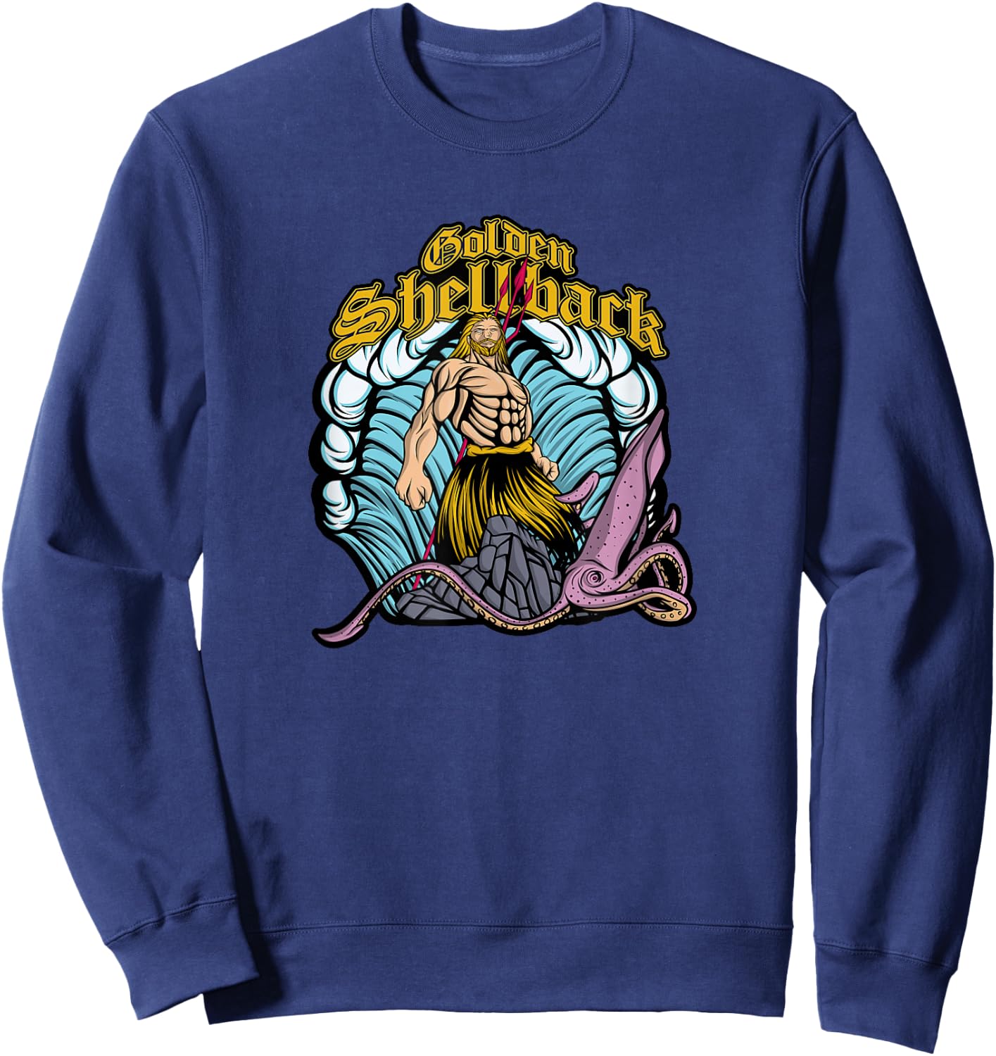 Golden Shellback Sweatshirt - Sweatshirt | Navy