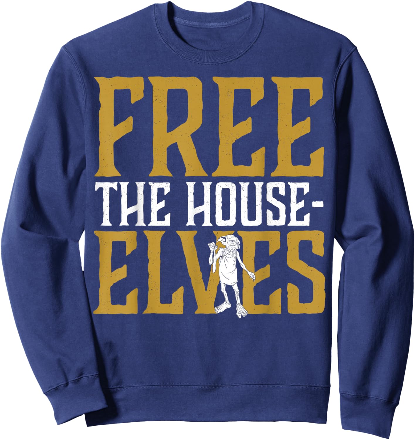 Harry Potter Dobby Free The House-Elves Sweatshirt - Sweatshirt | Navy