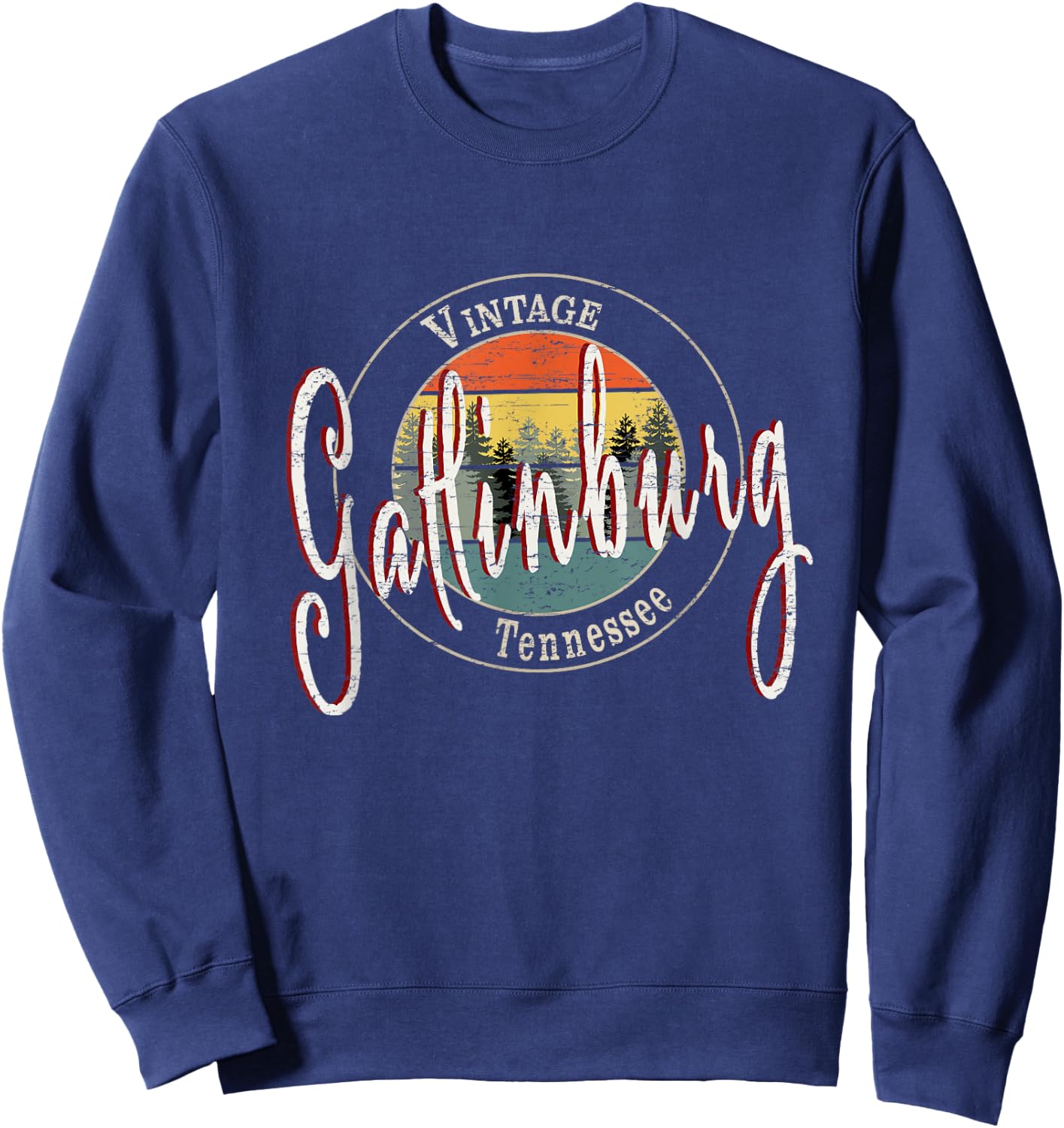 Vintage Gatlinburg Tennessee Sweatshirt - Sweatshirt | Navy