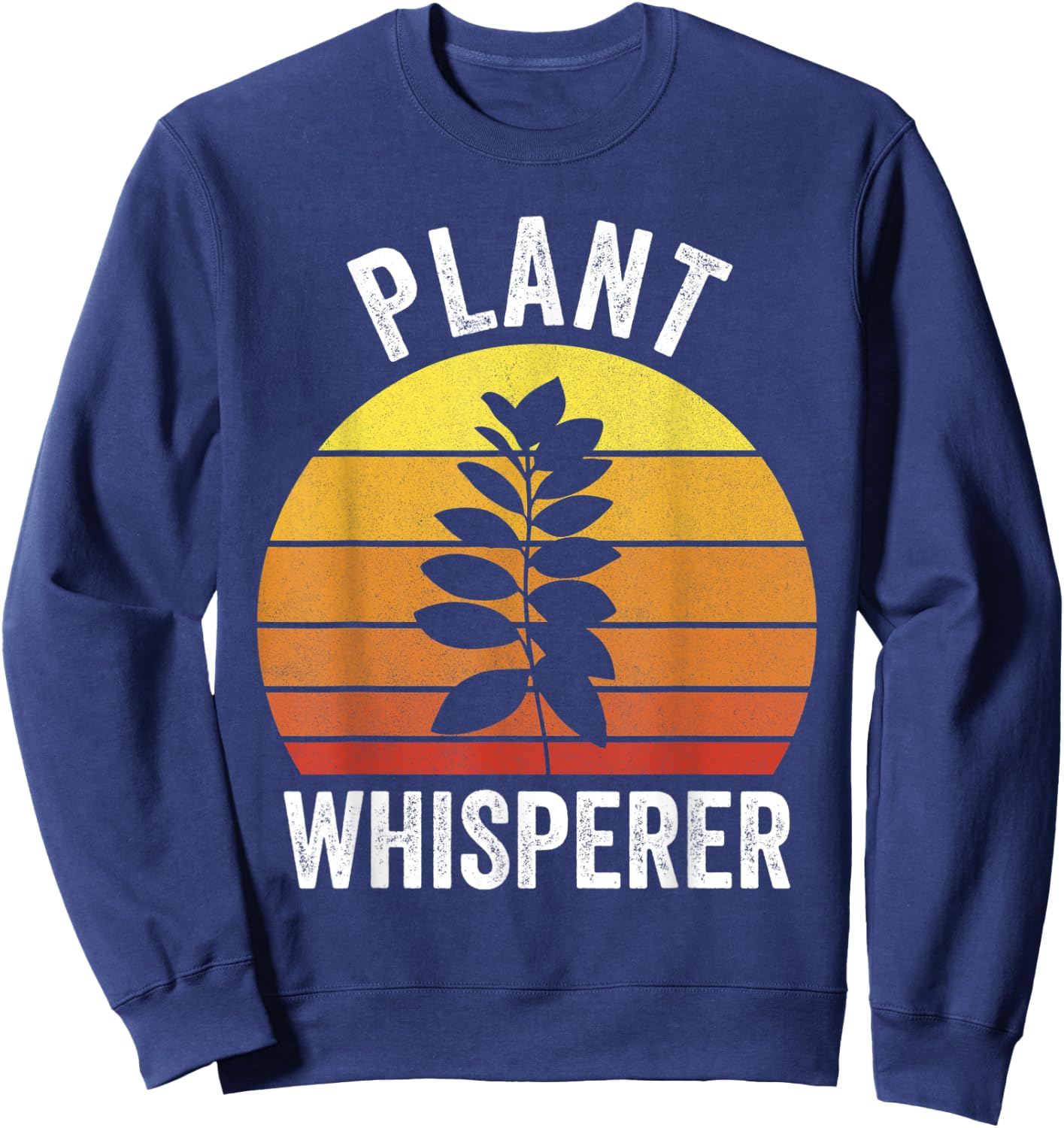 Retro Plant Whisperer Shirt Funny Hobby Gardening Gardener Sweatshirt - Sweatshirt | Navy