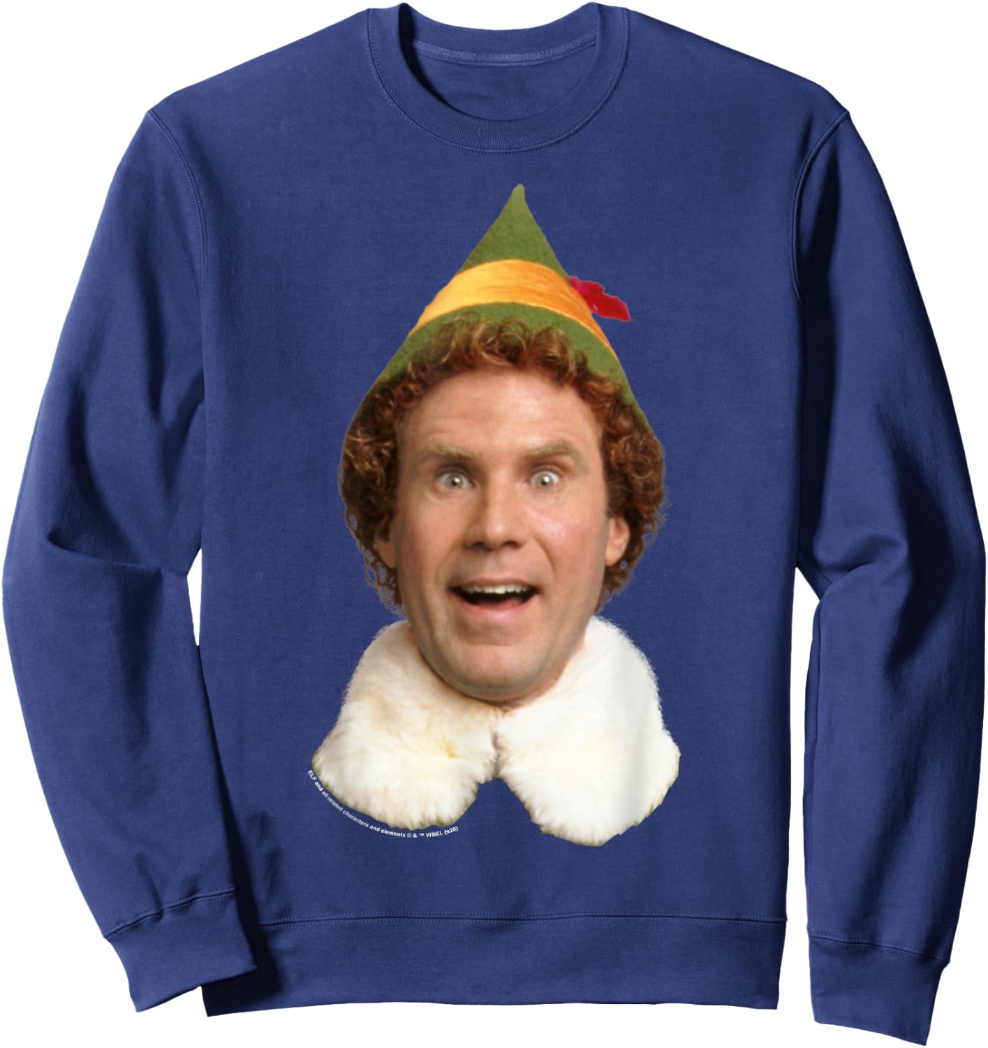 Elf Buddy The Elf Big Face Sweatshirt - Sweatshirt | Navy