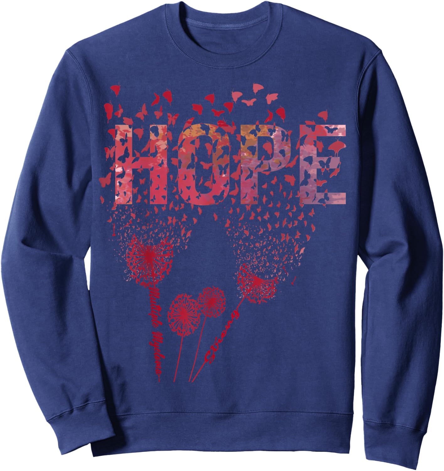 Multiple Myeloma Awareness Sweatshirt - Sweatshirt | Navy
