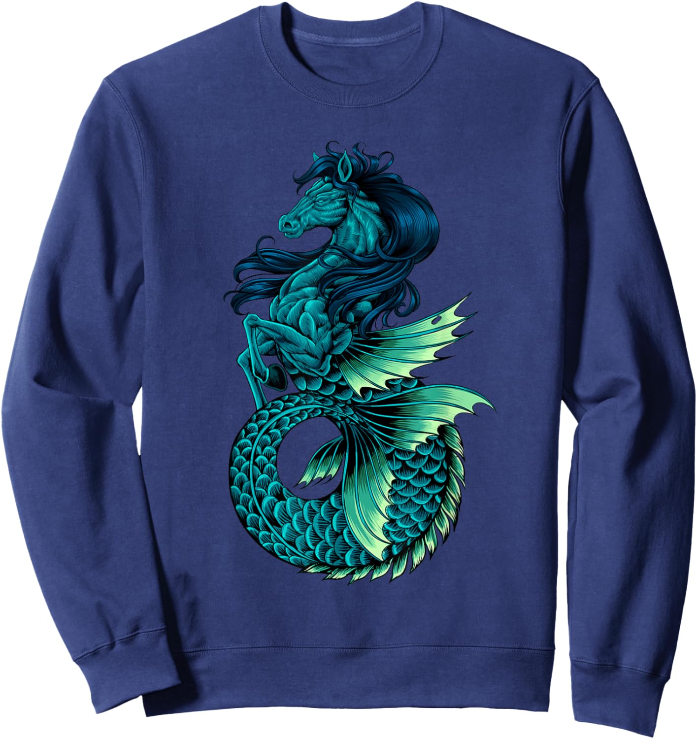 Hippocampus Sweatshirt - Sweatshirt | Navy