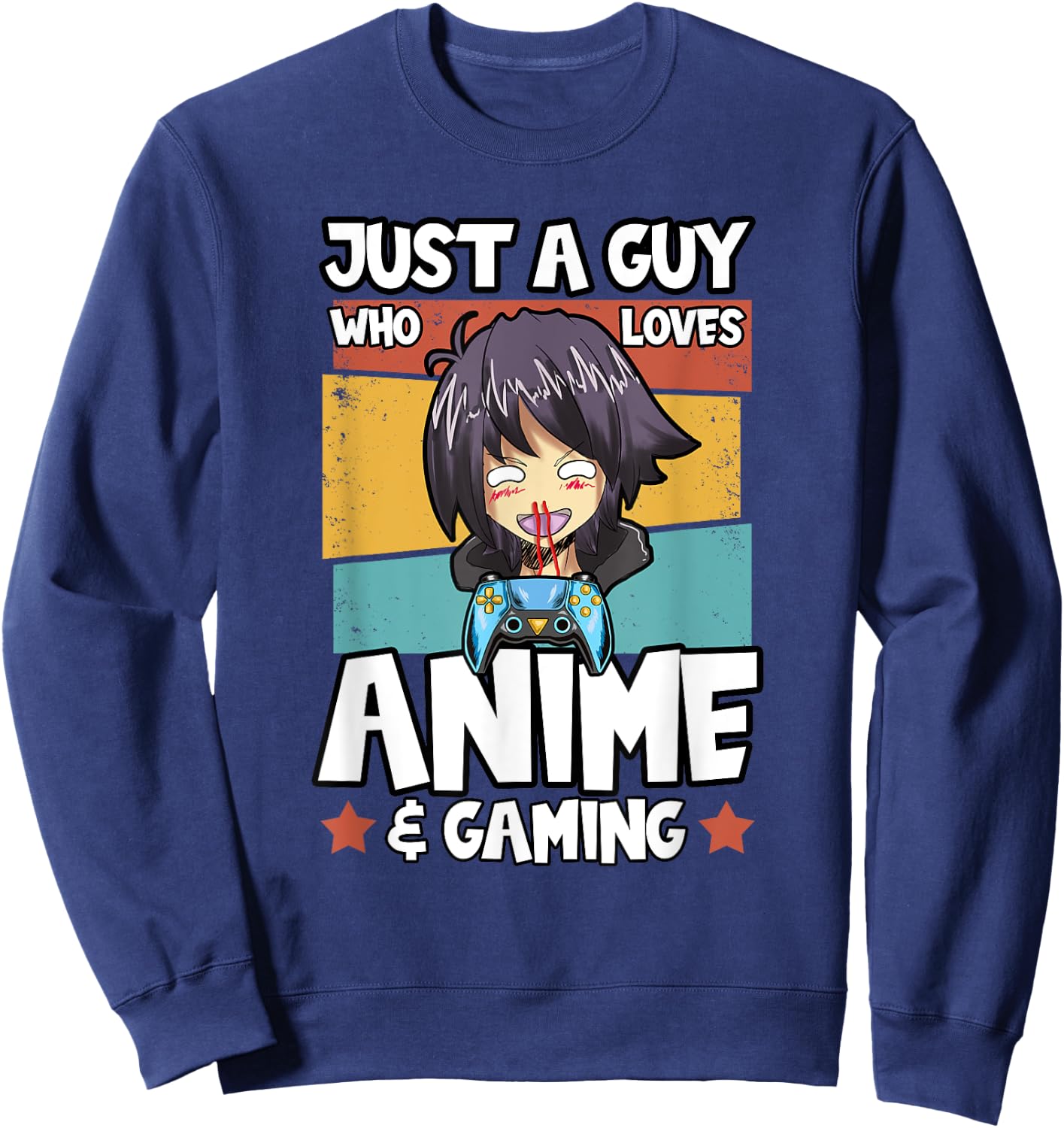 Anime Otaku Weeb Cosplay Merch Funny Gaming Gift Sweatshirt - Sweatshirt | Navy