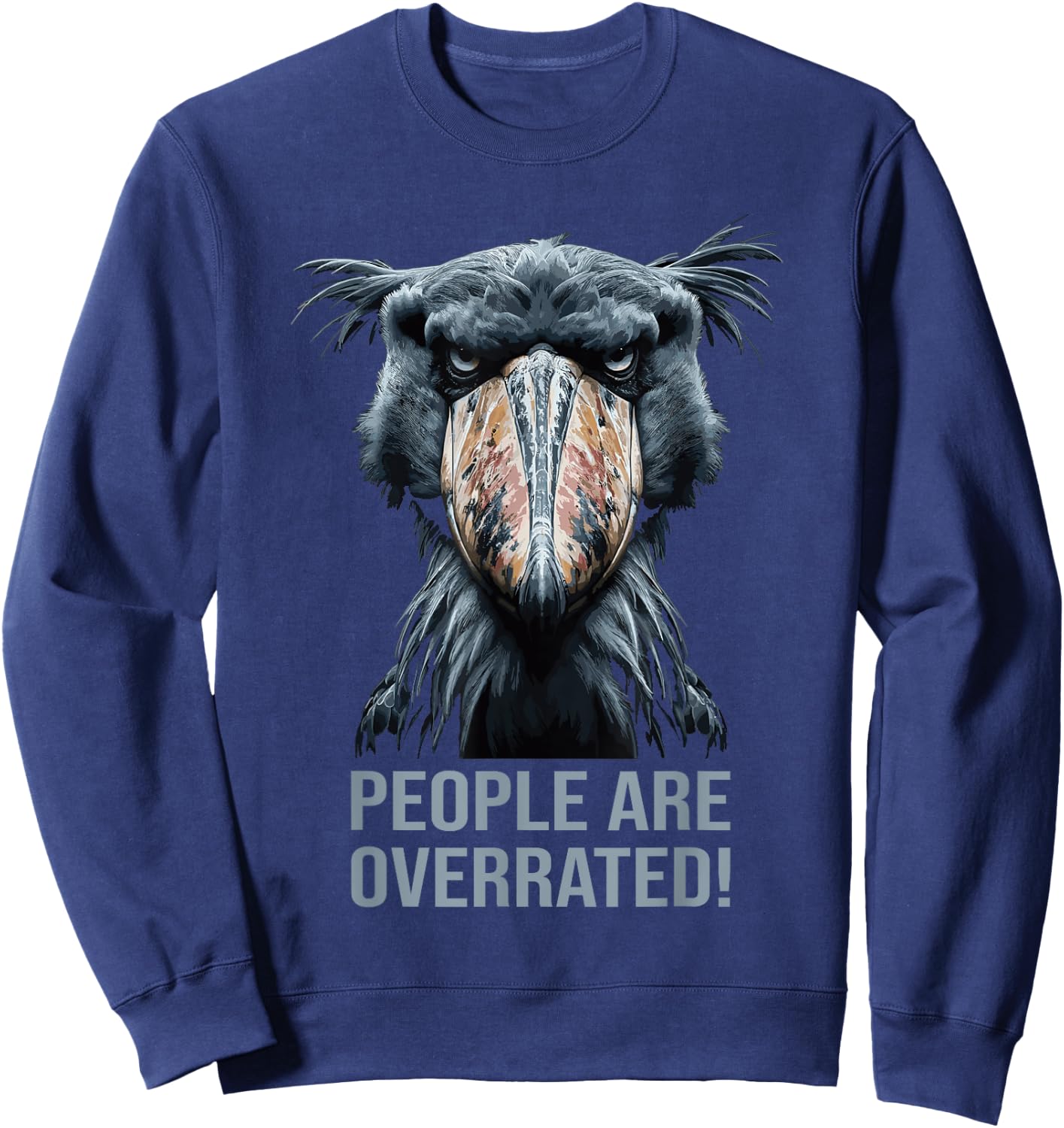 Shoebill Storks Sweatshirt - Sweatshirt | Navy
