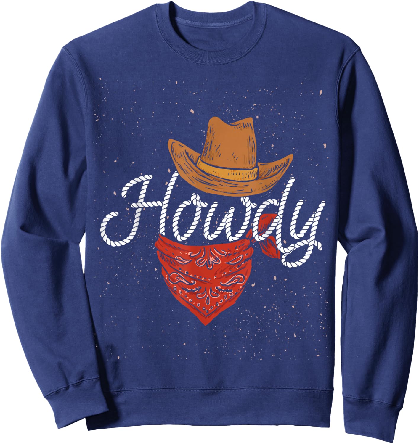 Cowboy Hats Texas USA Cowboy Sweatshirt - Sweatshirt | Navy