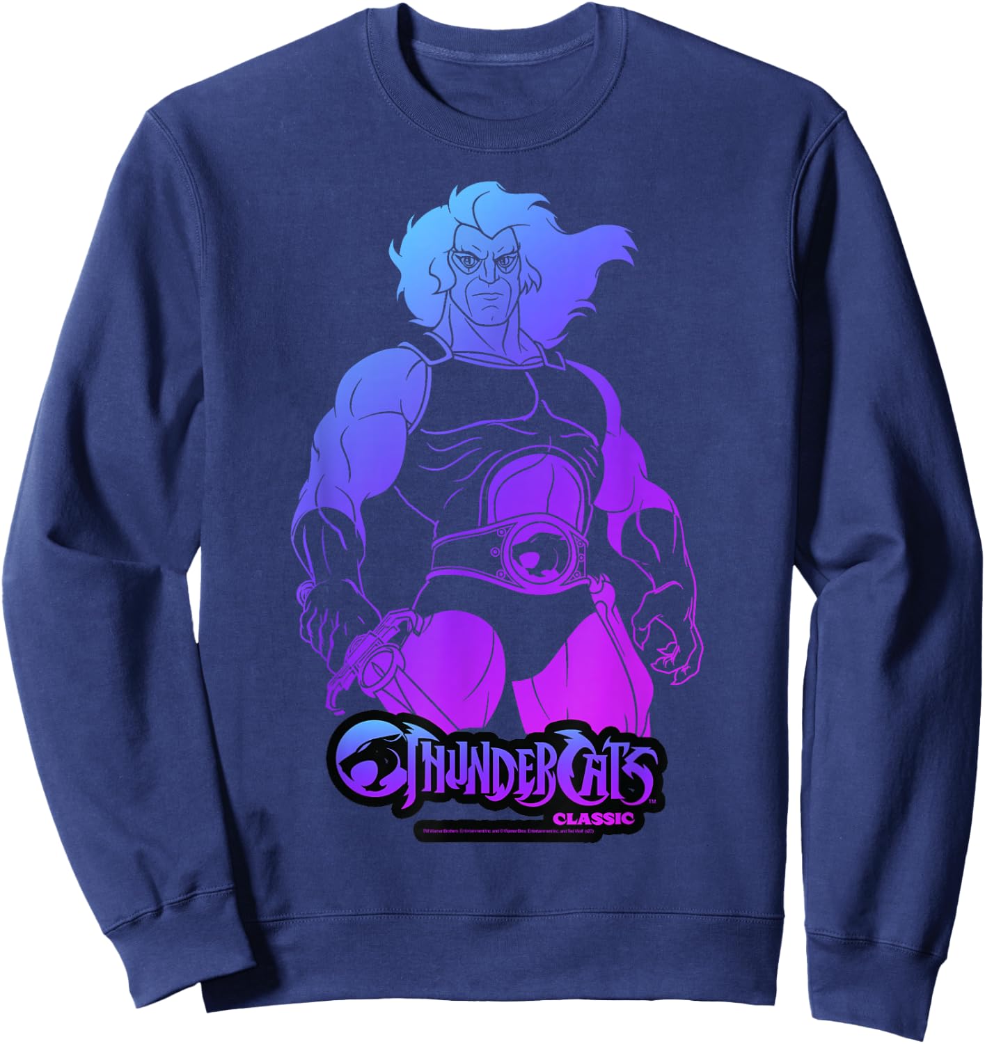 ThunderCats Lion-O Gradient Portrait Sweatshirt - Sweatshirt | Navy