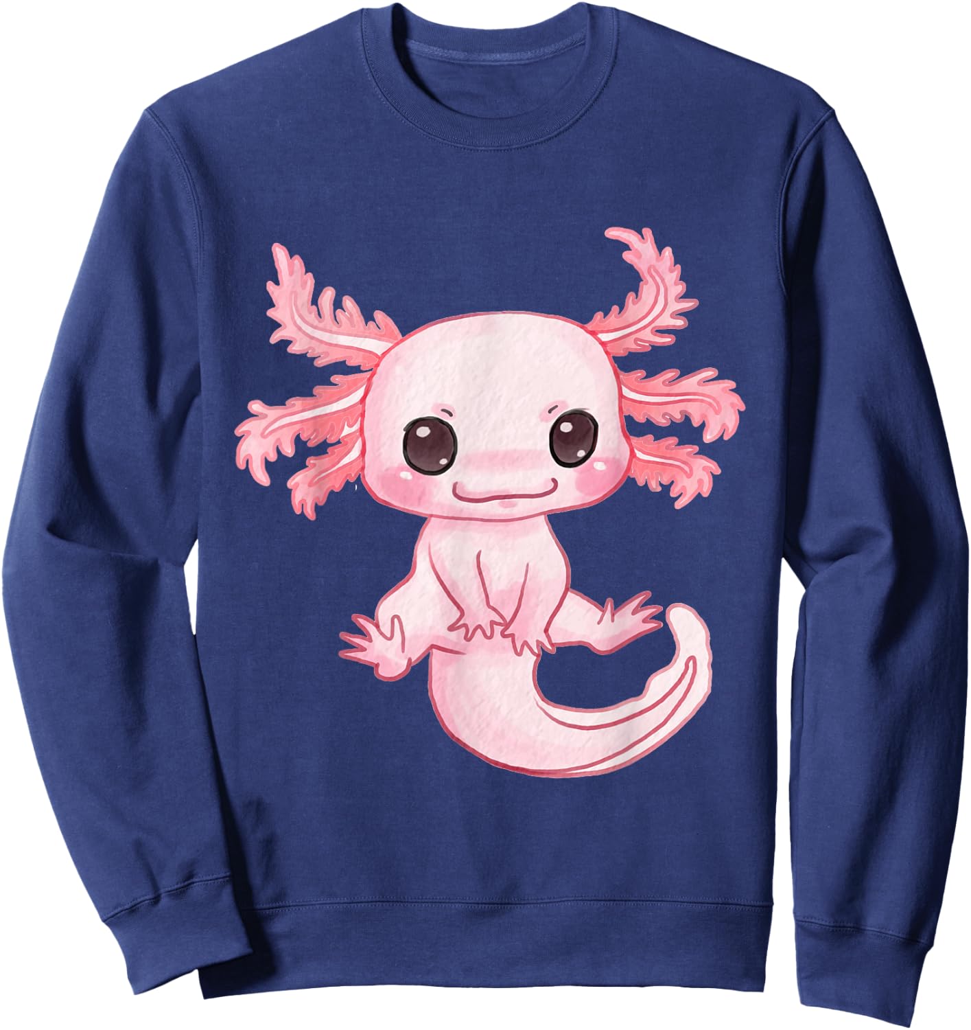 Axolotl Cute Baby Design - Magically Cute Animal Sweatshirt - Sweatshirt | Navy