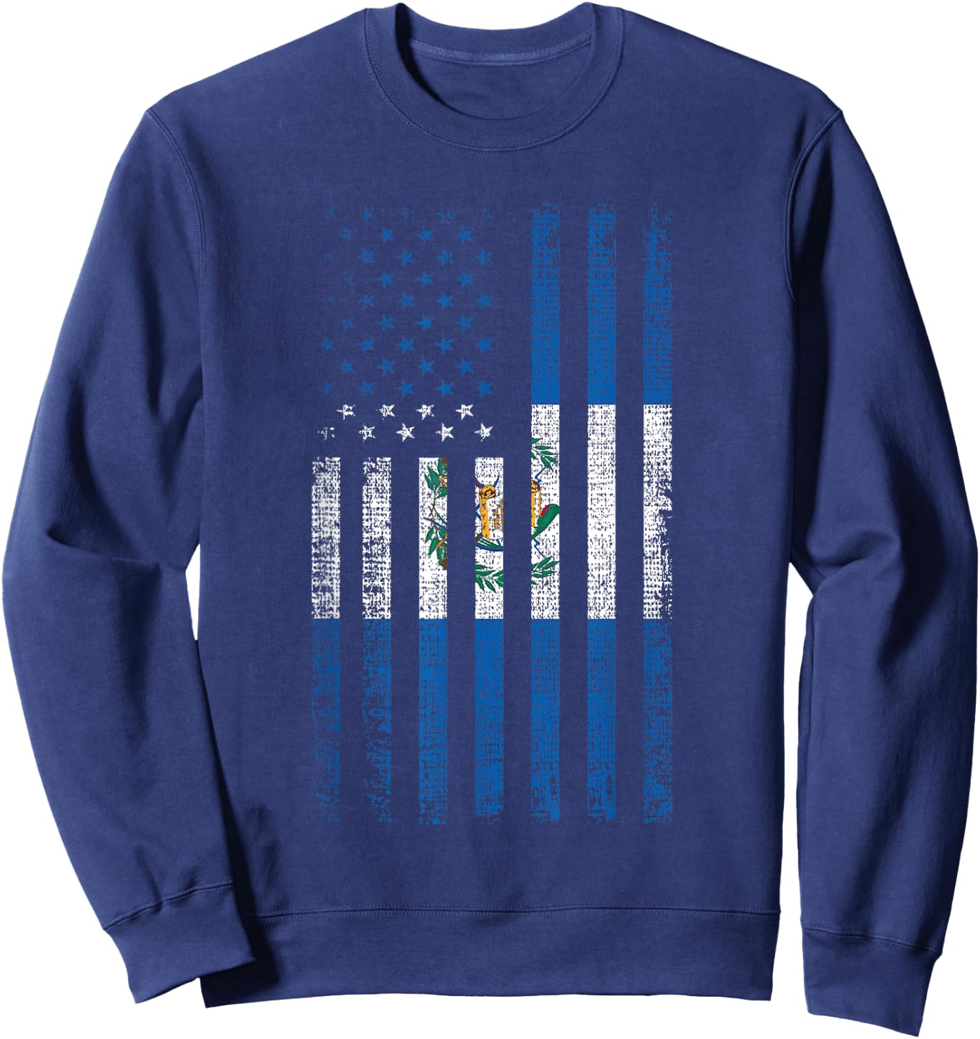Guatemala USA - Pride Guatemala American Flag Kids Men Sweatshirt - Sweatshirt | Navy